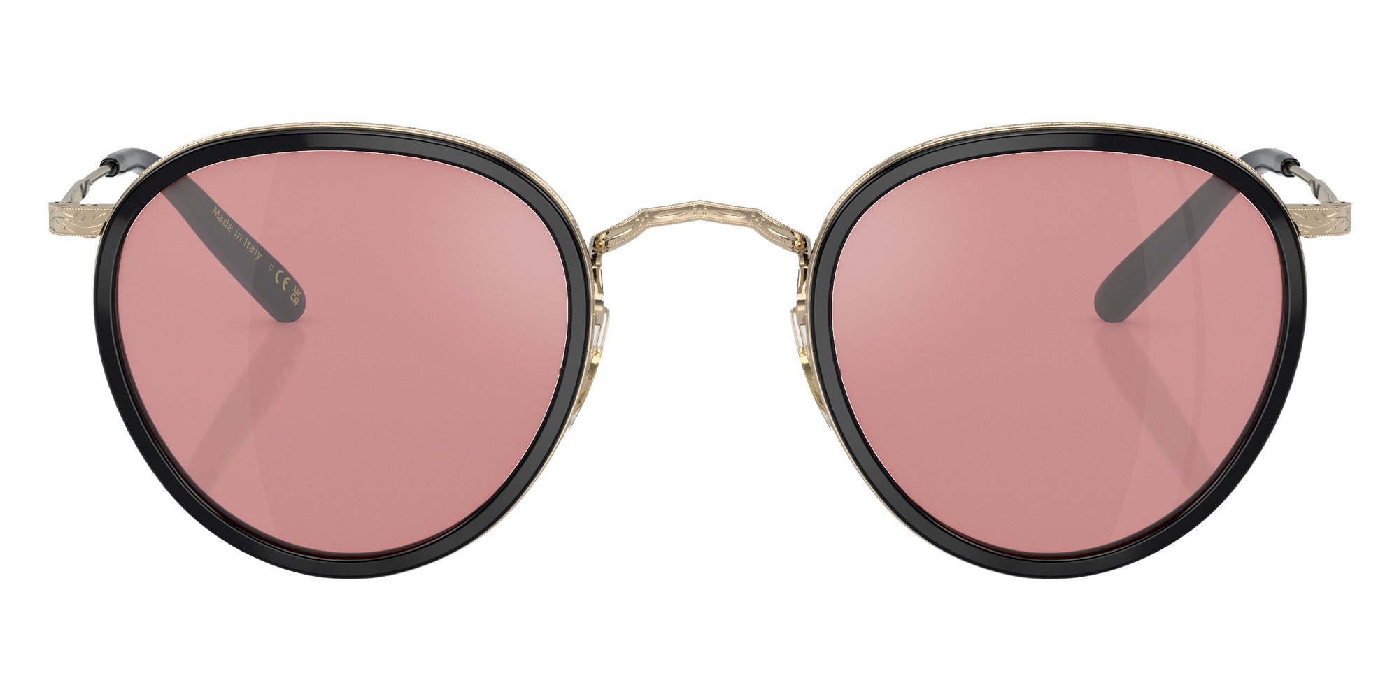 Oliver Peoples OV1104S MP-2 Sun 51453E 48 - Black/Gold / Magenta Photochromic Mirrored #id:ov1104s51453e_s:100100