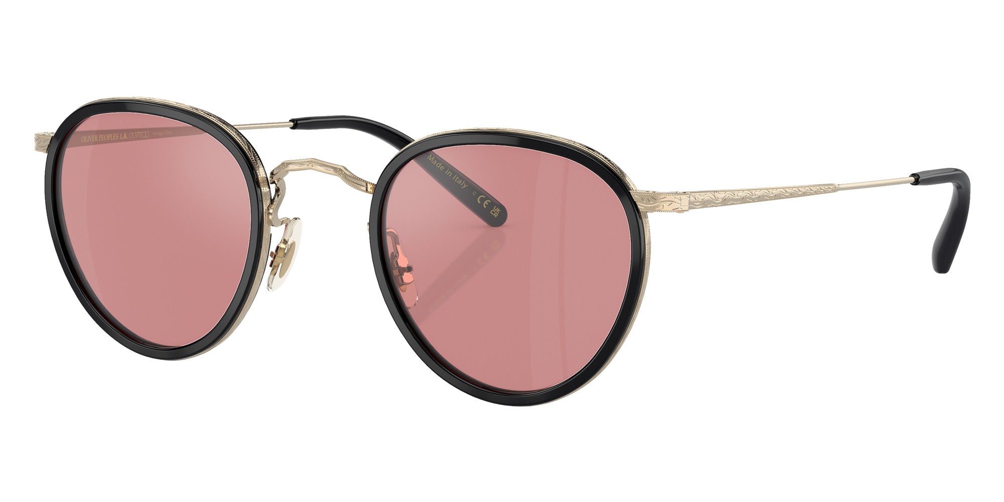 Oliver Peoples OV1104S MP-2 Sun 51453E 48 - Black/Gold / Magenta Photochromic Mirrored #id:ov1104s51453e_s:100105