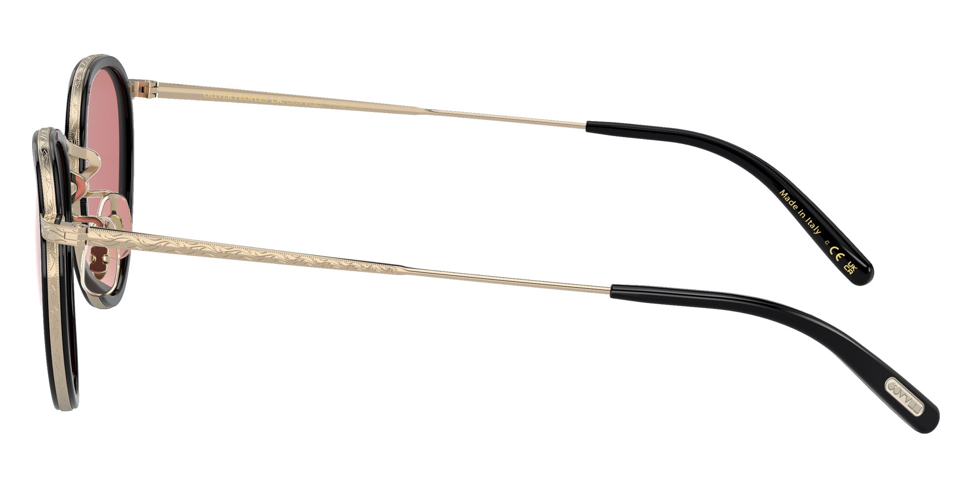 Oliver Peoples OV1104S MP-2 Sun 51453E 48 - Black/Gold / Magenta Photochromic Mirrored #id:ov1104s51453e_s:100110