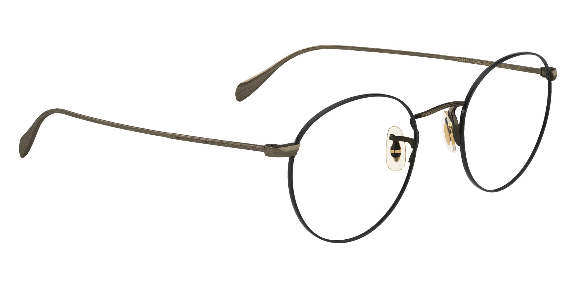Oliver Peoples OV1186 Coleridge 5296 52 - New Antique Gold/Black #id:ov11865296_s:110120