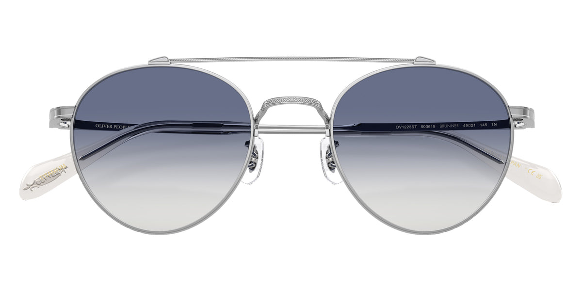 Oliver Peoples OV1223ST Brunner 503619 49 - Silver / Abyss Gradient #id:ov1223st503619_s:100125