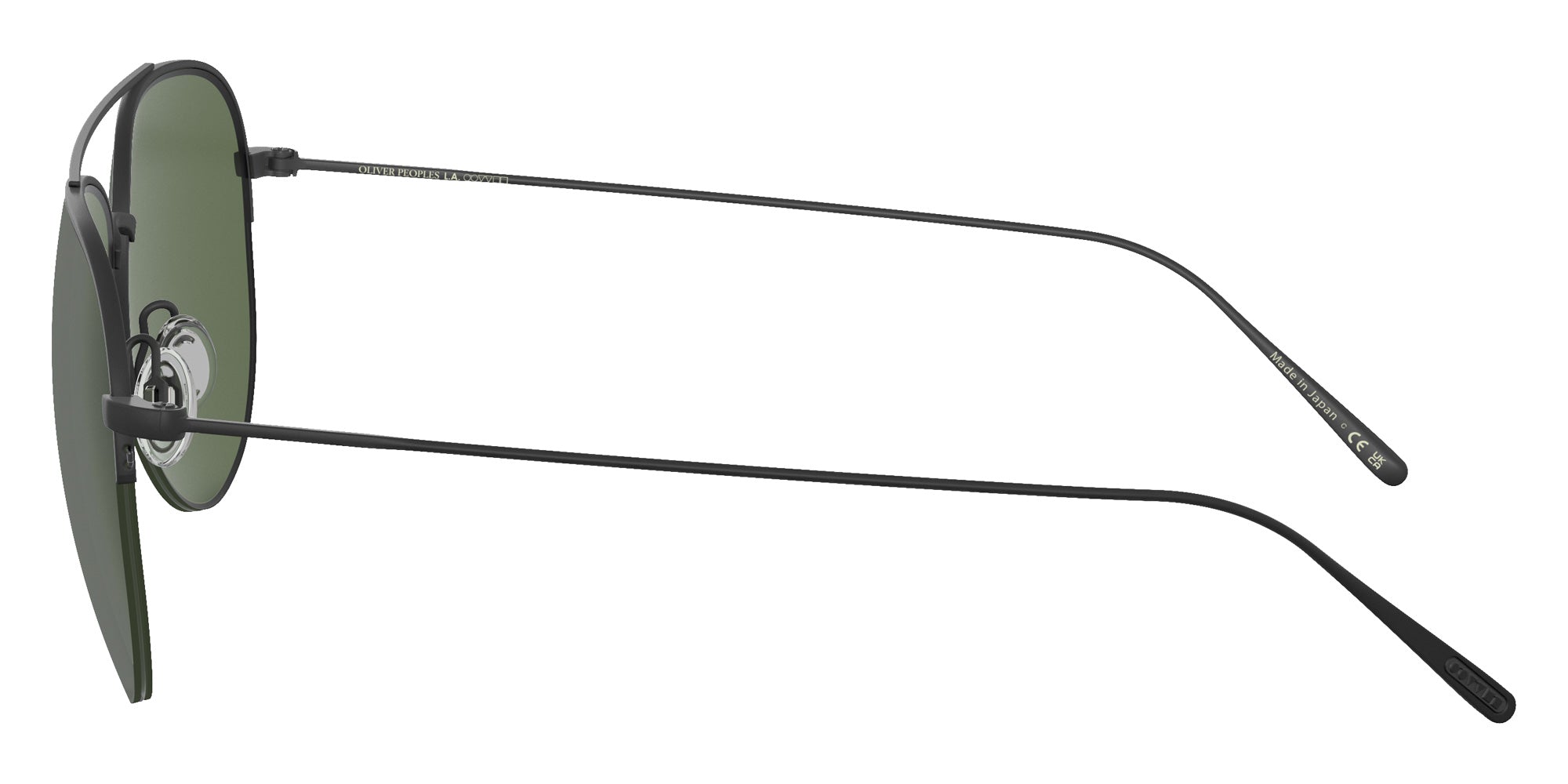 Oliver Peoples OV1303ST Cleamons 50629A 60 - Matte Black / Green Polarized #id:ov1303st50629a_s:100110