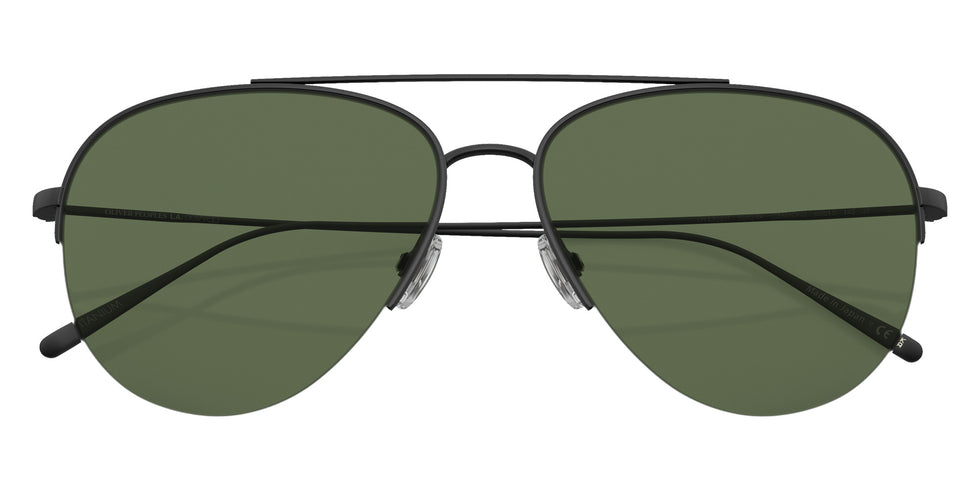 Oliver Peoples OV1303ST Cleamons 50629A 60 - Matte Black / Green Polarized #id:ov1303st50629a_s:100125