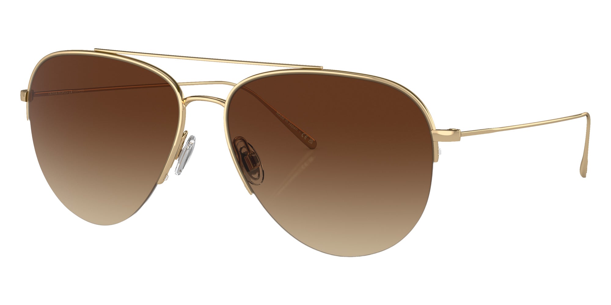 Oliver Peoples OV1303ST Cleamons 5292Q1 60 - Gold / Dark Brown Gradient Mirrored #id:ov1303st5292q1_s:104105