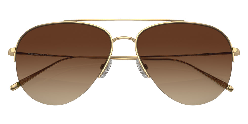 Oliver Peoples OV1303ST Cleamons 5292Q1 60 - Gold / Dark Brown Gradient Mirrored #id:ov1303st5292q1_s:104125
