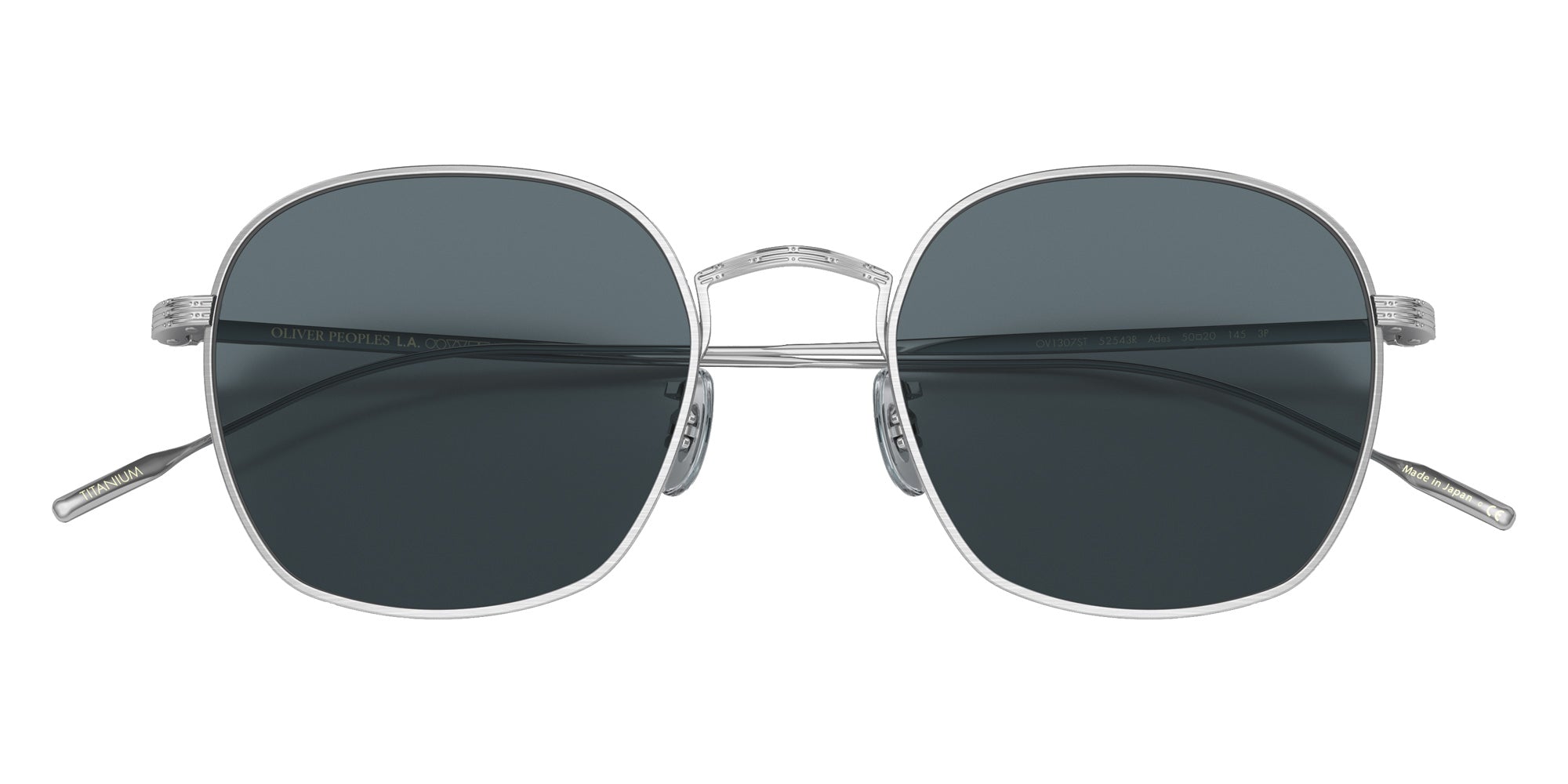 Oliver Peoples OV1307ST Ad��s 52543R 50 - Brushed Silver / Blue Polarized #id:ov1307st52543r_s:100120