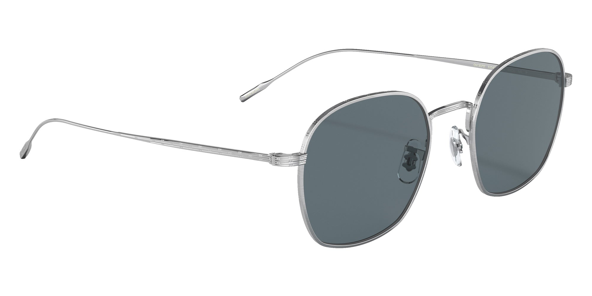 Oliver Peoples OV1307ST Ad��s 52543R 50 - Brushed Silver / Blue Polarized #id:ov1307st52543r_s:100125