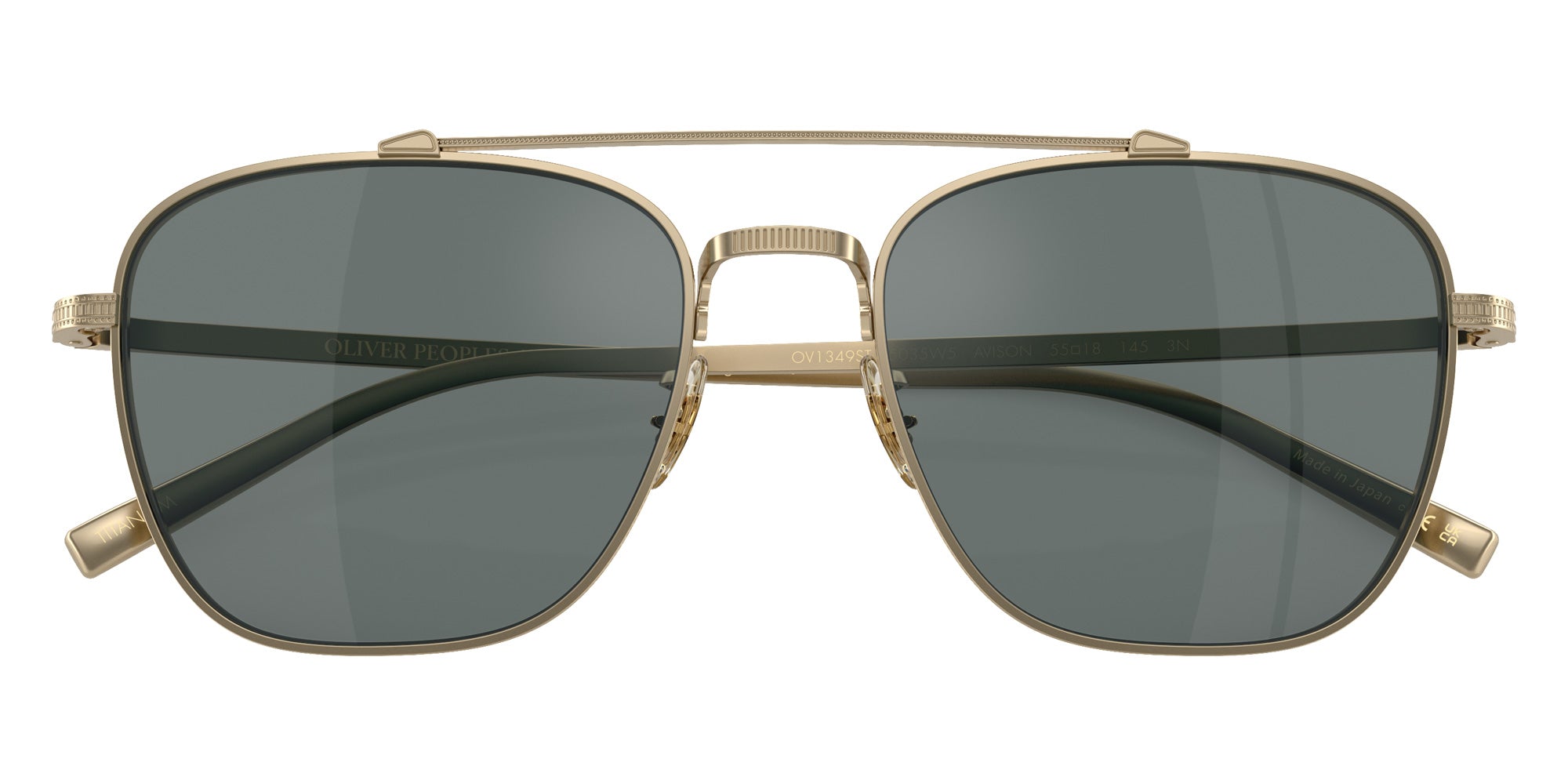 Oliver Peoples OV1349ST Avison 5035W5 55 - Soft Gold / Regal Blue Mirrored #id:ov1349st5035w5_s:100125