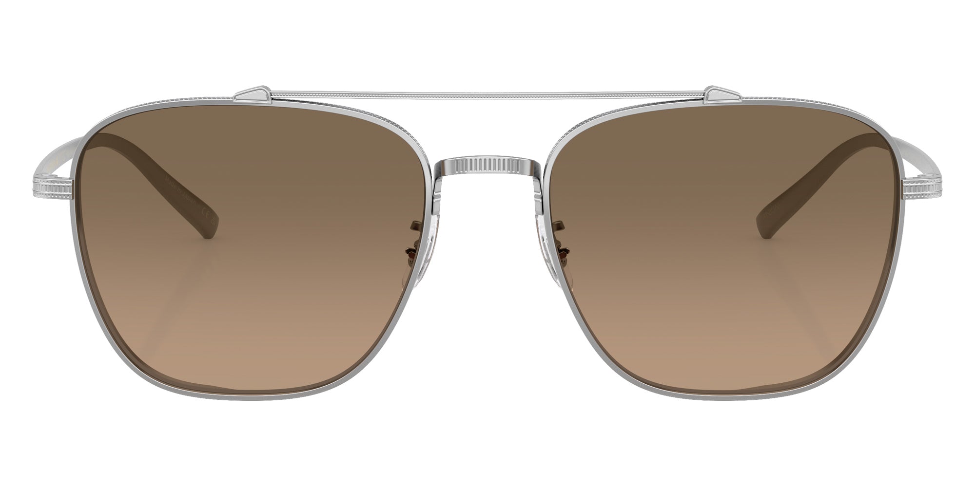 Oliver Peoples OV1349ST Avison 5036GN 55 - Silver / Sandstone Gradient Polarized #id:ov1349st5036gn_s:102100