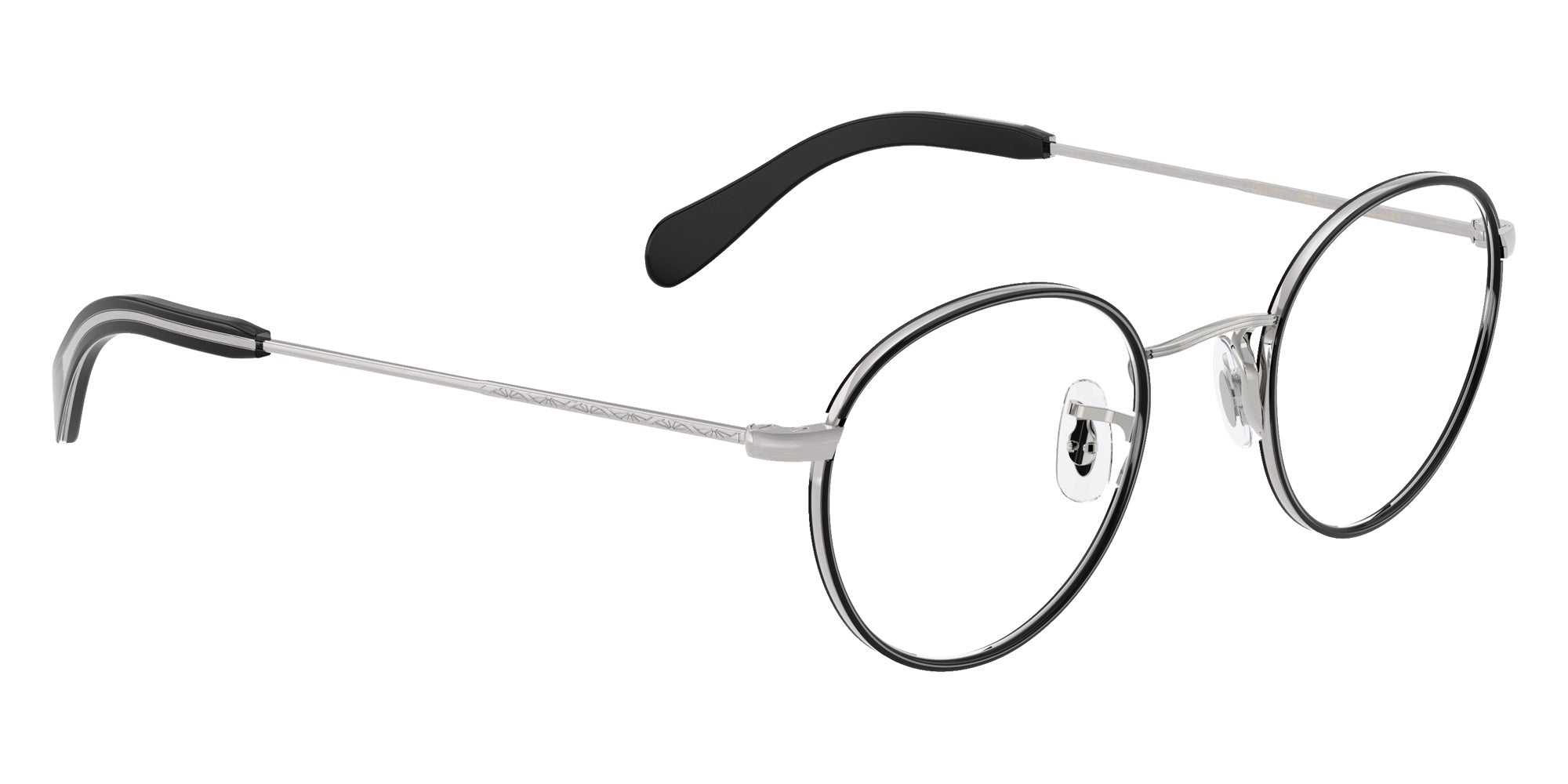 Oliver Peoples OV1352 Coleridge II 5063 46 - Brushed Silver/Black #id:ov13525063_s:102120
