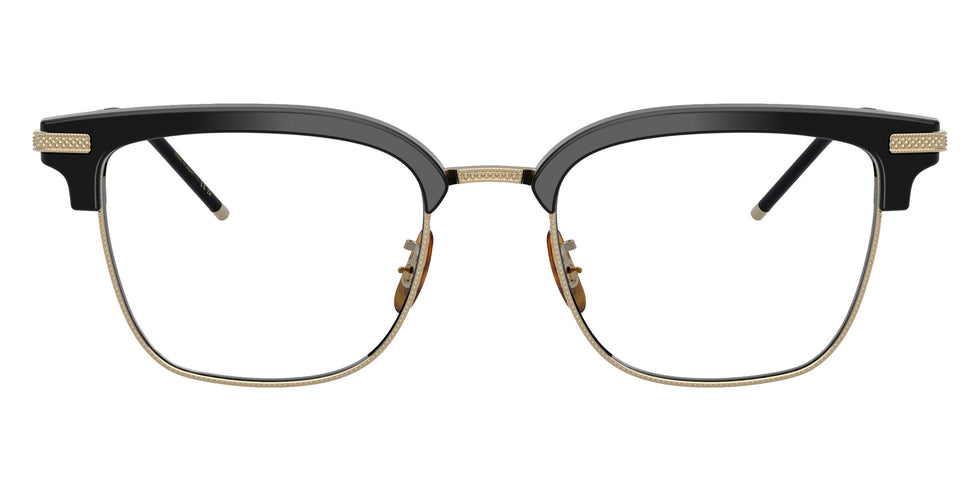 Oliver Peoples OV1354T TK-12 5035 50 - Black/Gold / Demo Lens Blue Wash #id:ov1354t5035_s:100100