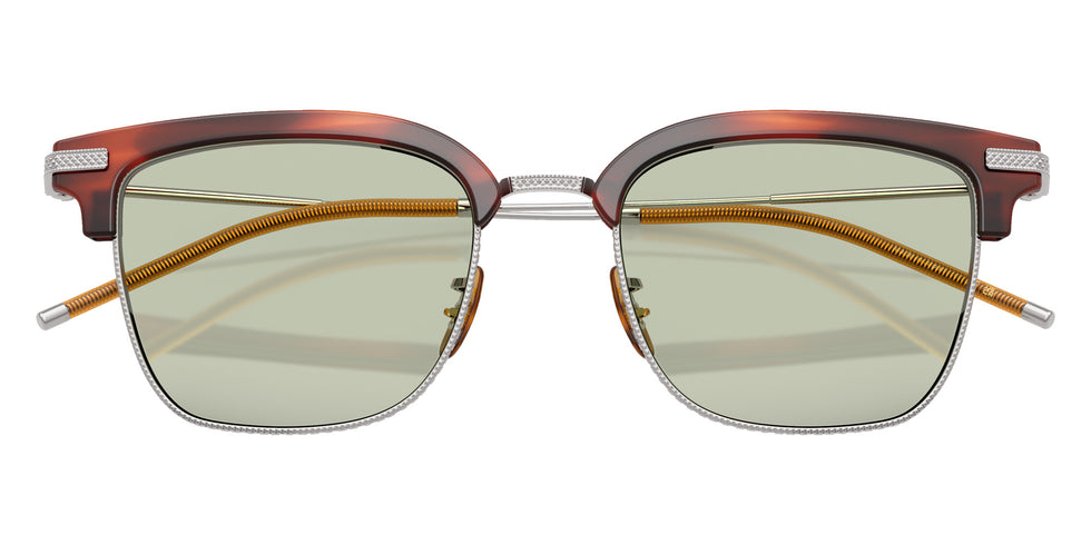 Oliver Peoples OV1354T TK-12 5254 50 - Tuscany Tortoise/Brushed Silver / Demo Lens Green Wash #id:ov1354t5254_s:102125