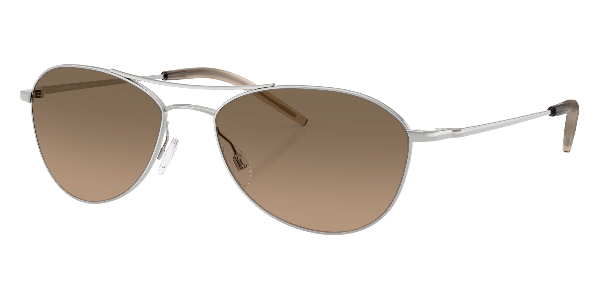 Oliver Peoples OV1358S Aero II 5036GN 57 - Silver / Sandstone Gradient Polarized #id:ov1358s5036gn_s:100105