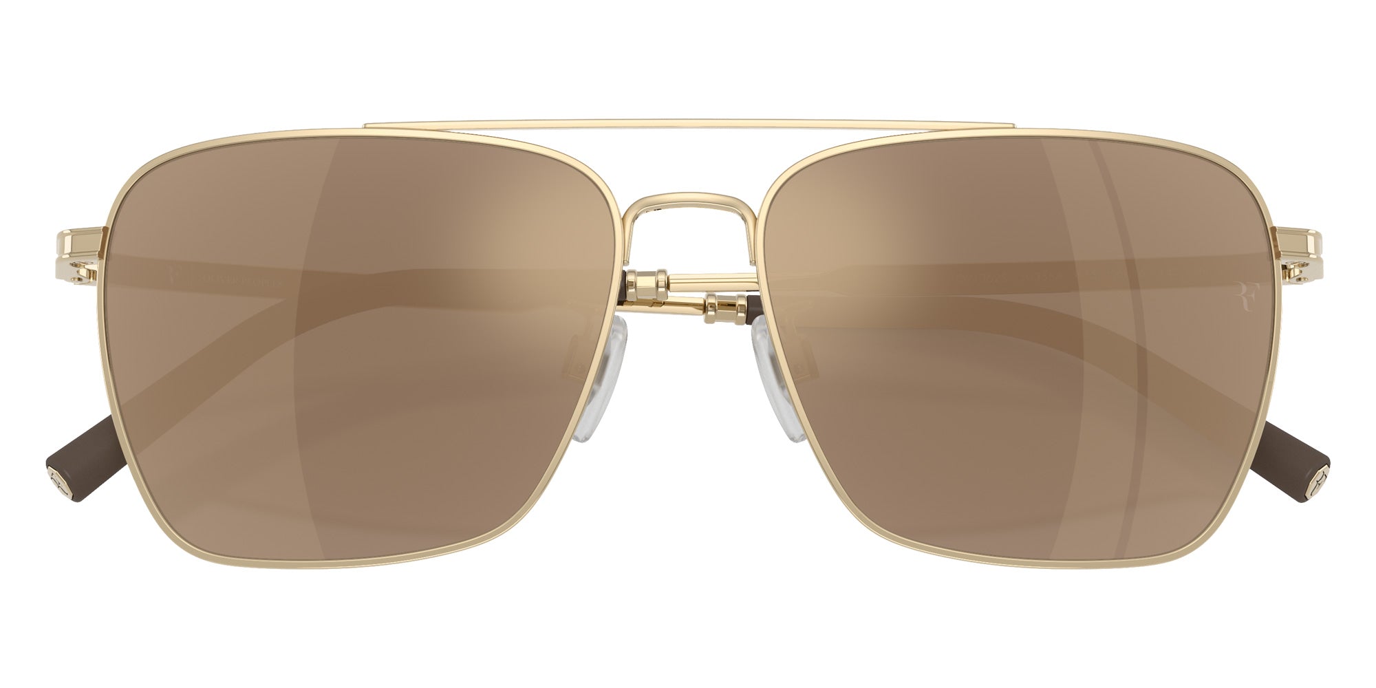 Oliver Peoples OV1362S R-15 50355A 56 - Gold / Desert Flash Mirrored #id:ov1362s50355a_s:100125
