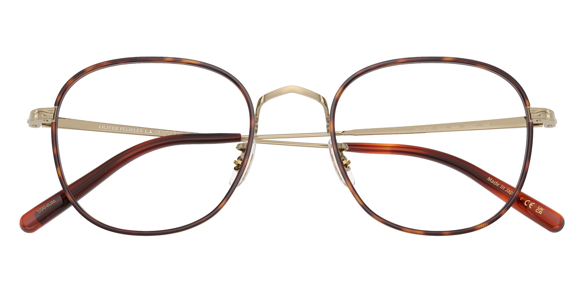 Oliver Peoples OV1375T Mehr 5035 50 - Gold/Dark Mahogany #id:ov1375t5035_s:100125
