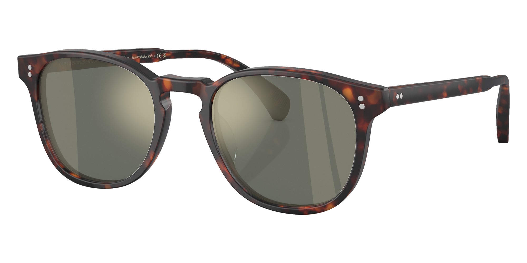 Oliver Peoples OV5298SU Finley Esq. Sun 1454O9 53 - Semi Matte Sable Tortoise / G-15 Goldtone Mirrored Polarized #id:ov5298su1454o9_s:102105