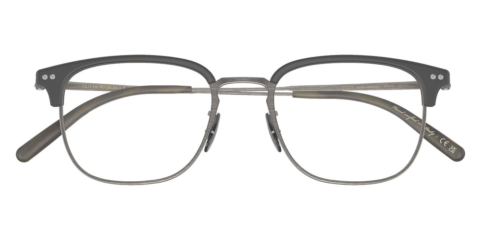 Oliver Peoples OV5359 Willman 1282 49 - Semi-Matte Black-Olive Tortoise-Antique Pewter #id:ov53591282_s:104125