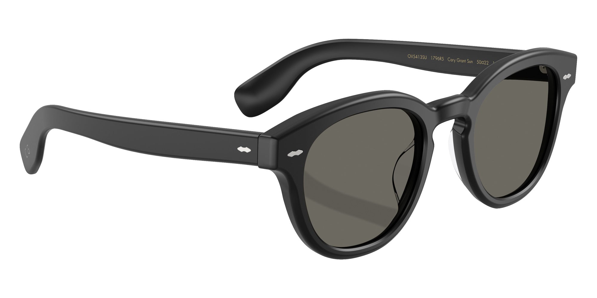 Oliver Peoples OV5413SU Cary Grant Sun 1796R5 50 - Semi Matte Black / Carbon Gray #id:ov5413su1796r5_s:104120