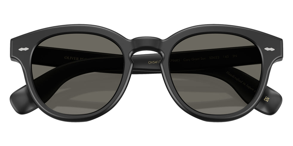 Oliver Peoples OV5413SU Cary Grant Sun 1796R5 50 - Semi Matte Black / Carbon Gray #id:ov5413su1796r5_s:104125