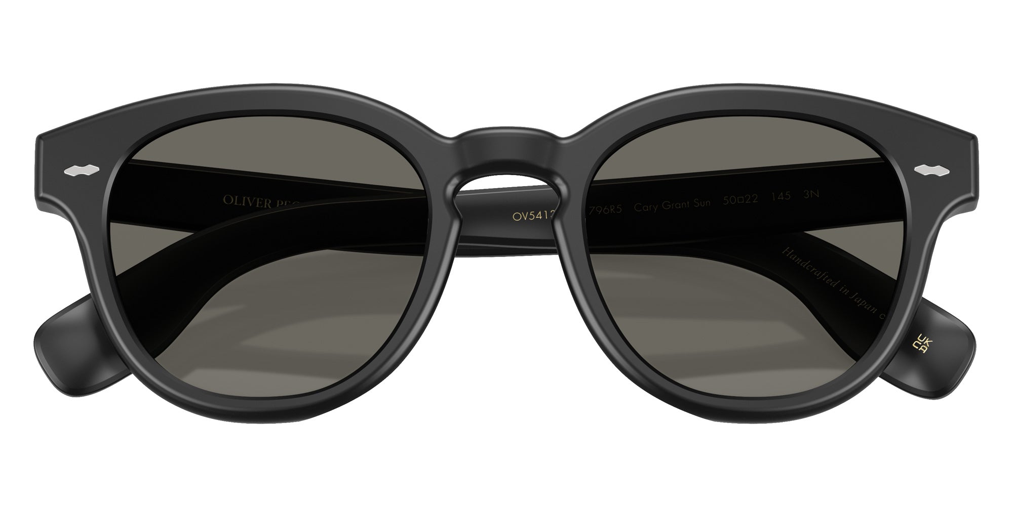 Oliver Peoples OV5413SU Cary Grant Sun 1796R5 50 - Semi Matte Black / Carbon Gray #id:ov5413su1796r5_s:104125