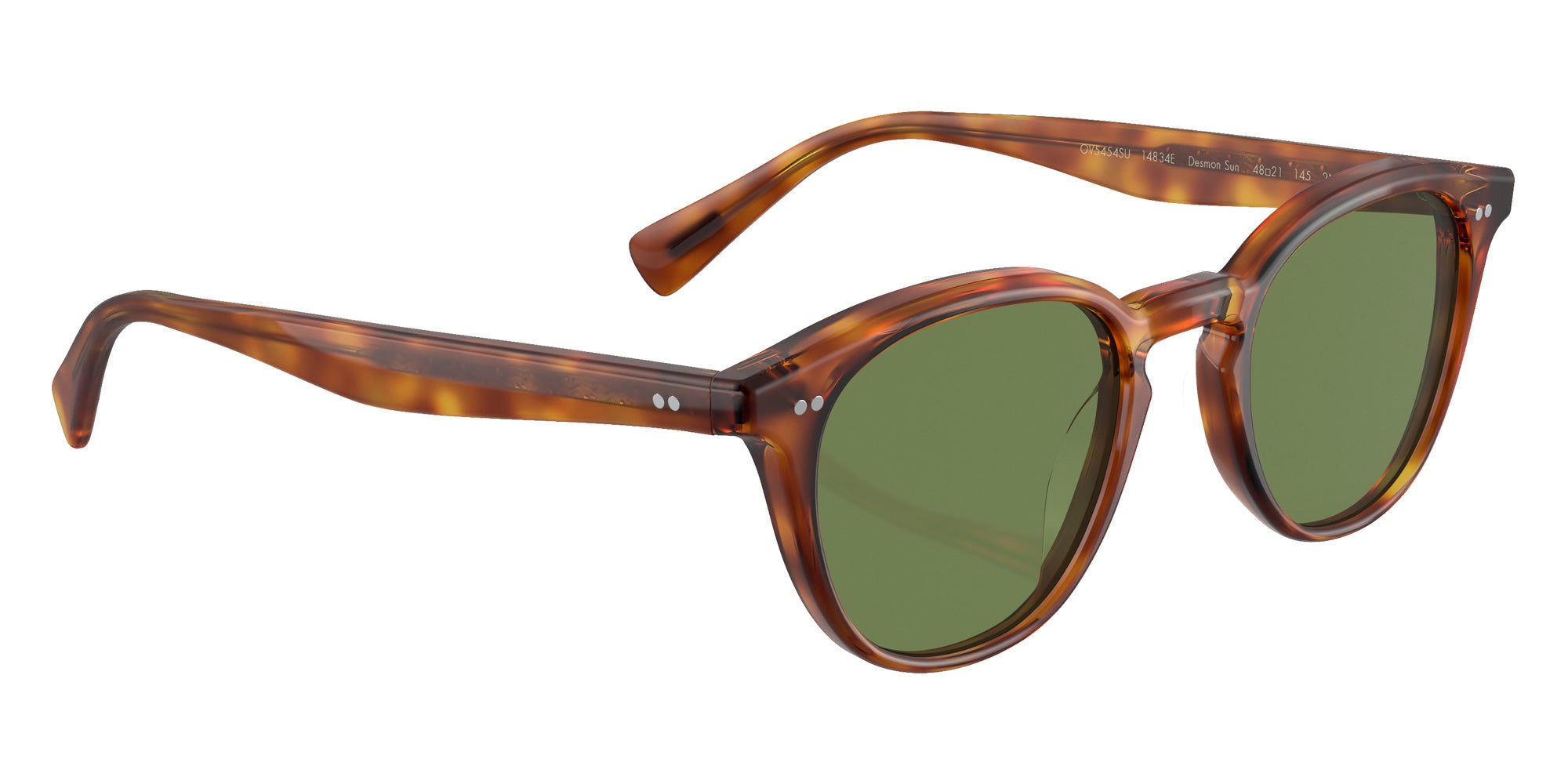 Oliver Peoples OV5454SU Desmon Sun 14834E 50 - Semi-Matte LBR / Vibrant Green #id:ov5454su14834e_s:100120
