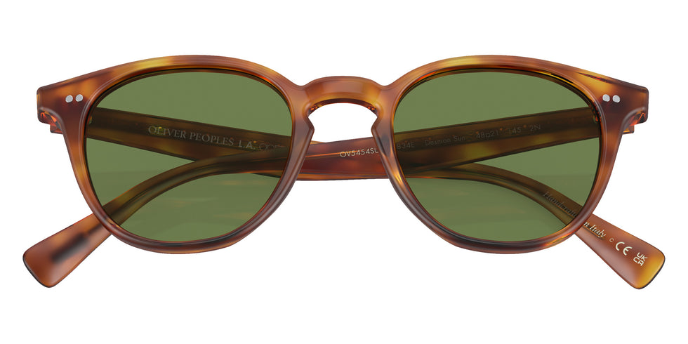 Oliver Peoples OV5454SU Desmon Sun 14834E 50 - Semi-Matte LBR / Vibrant Green #id:ov5454su14834e_s:100125