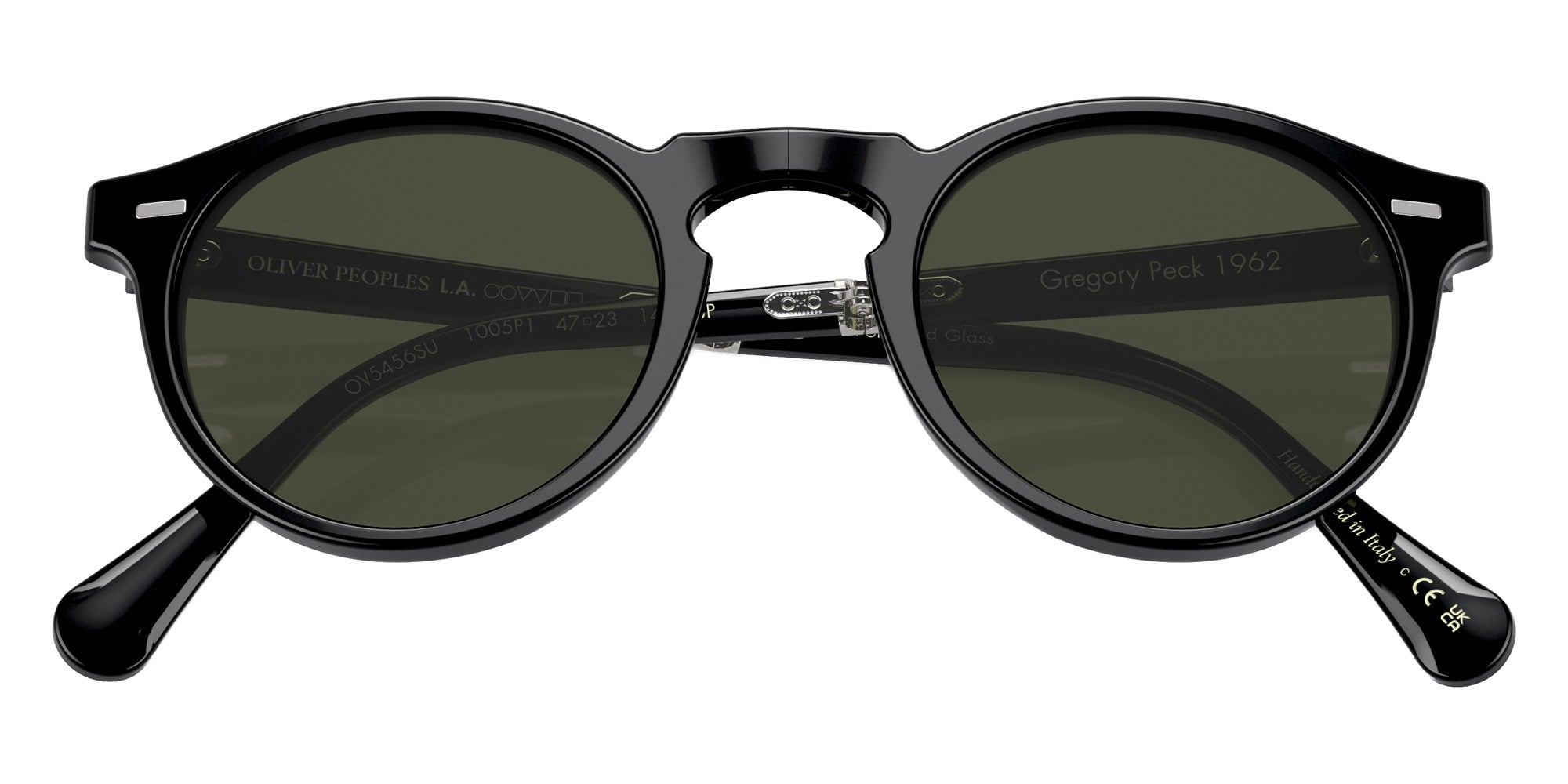 Oliver Peoples OV5456SU Gregory Peck 1962 1005P1 47 - Black / G-15 Polarized #id:ov5456su1005p1_s:100125