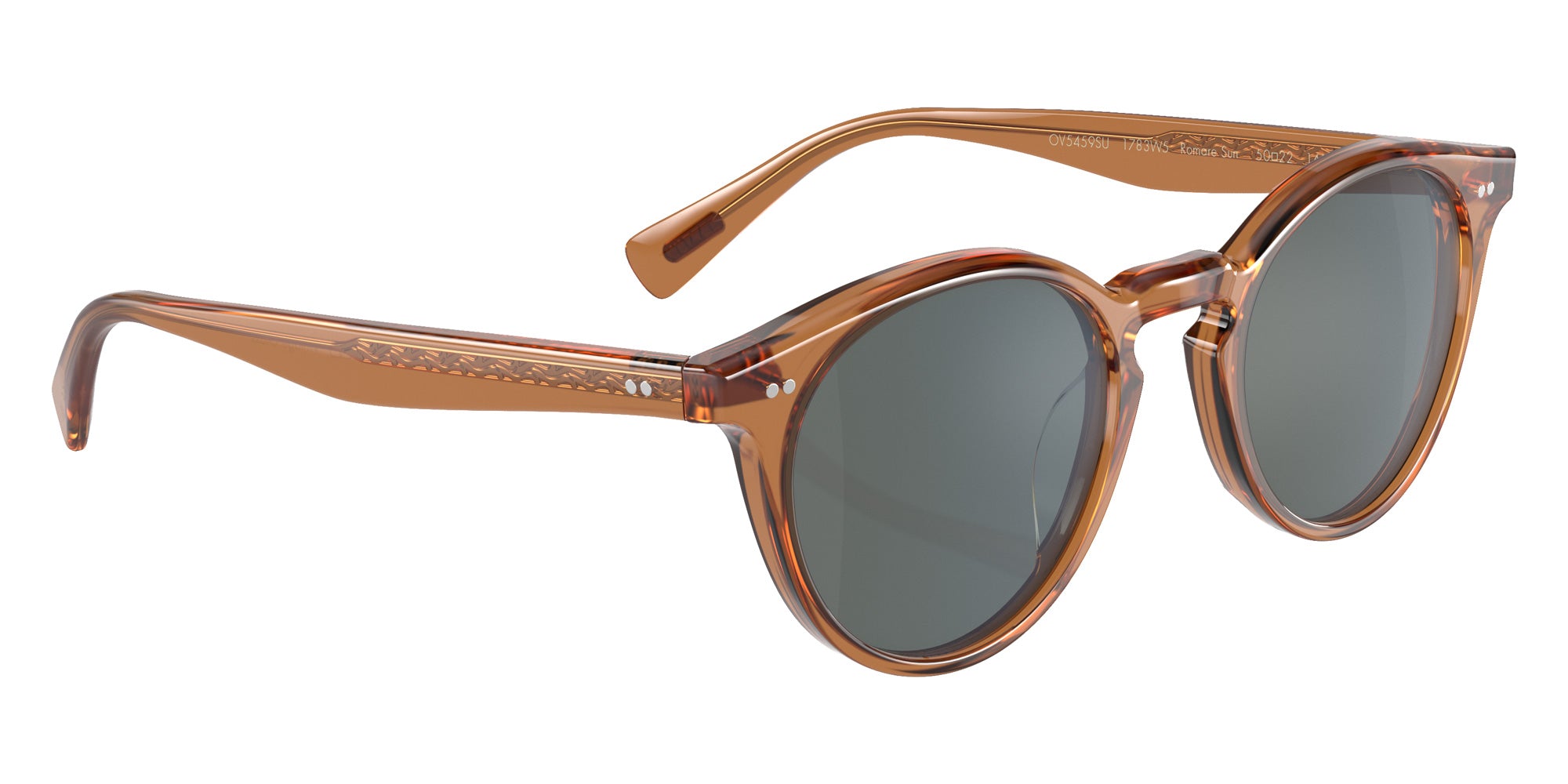 Oliver Peoples OV5459SU Romare Sun 1783W5 50 - Espresso / Regal Blue Mirrored #id:ov5459su1783w5_s:106120