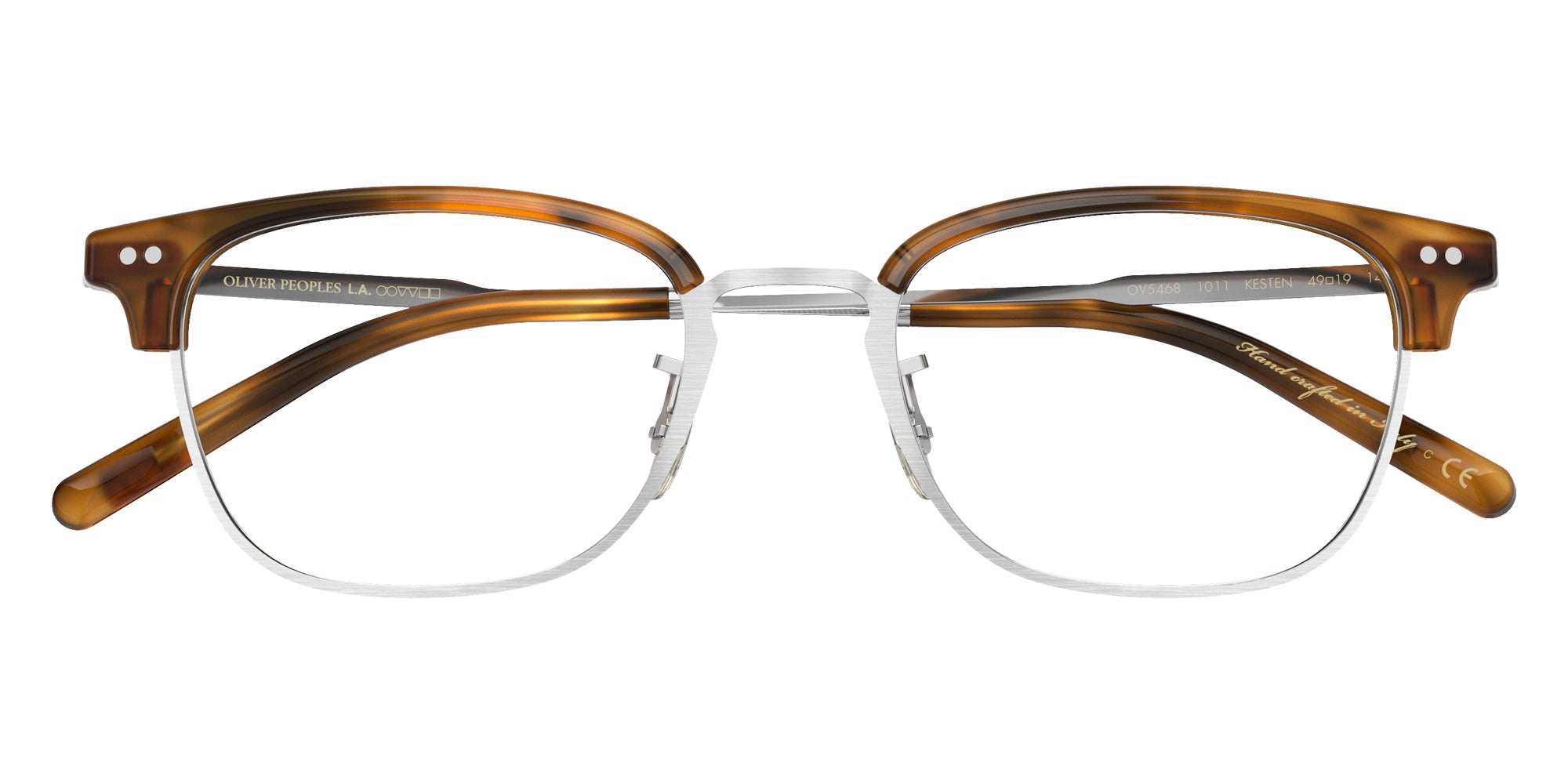 Oliver Peoples OV5468 Kesten 1011 49 - Brushed Silver/Raintree #id:ov54681011_s:100125
