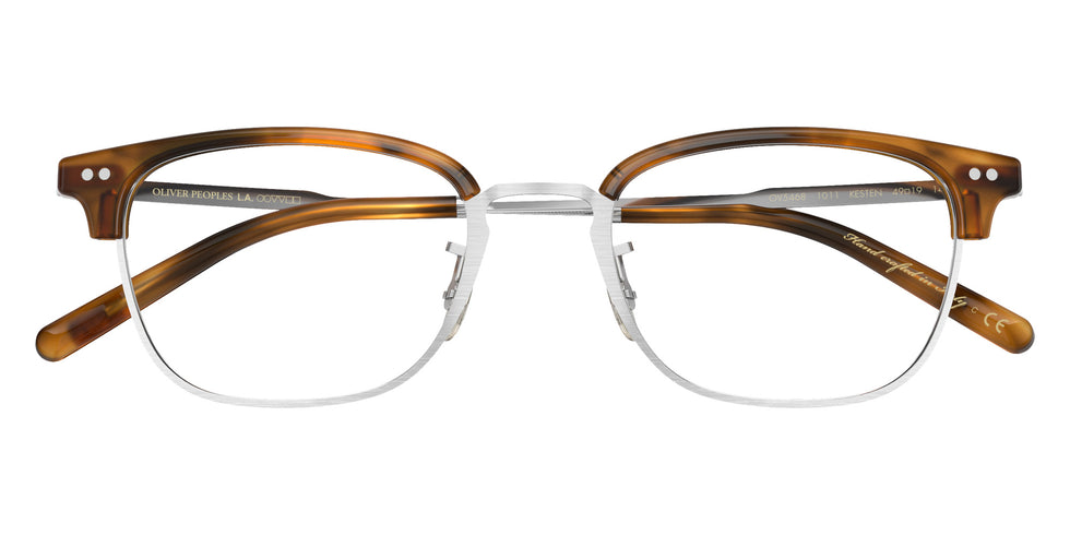 Oliver Peoples OV5468 Kesten 1011 49 - Brushed Silver/Raintree #id:ov54681011_s:100125