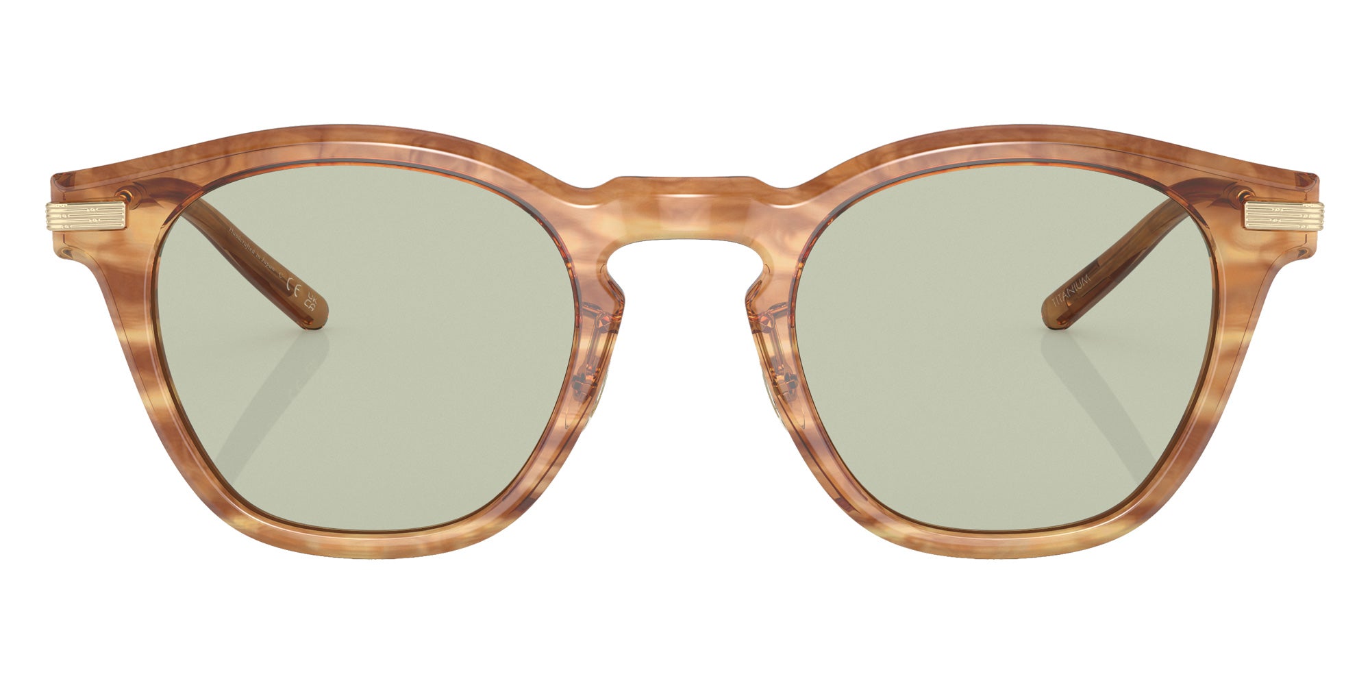 Oliver Peoples OV5496 Len 1744 49 - Hinoki Tortoise/Brushed Gold / Green Wash #id:ov54961744_s:100100
