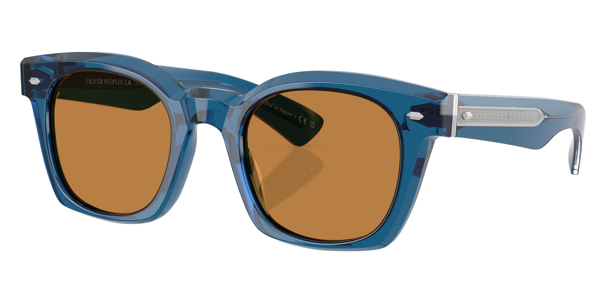 Oliver Peoples OV5498SU Merceaux 18K 179353 50 - Translucent Blue / Cognac #id:ov5498su179353_s:102105