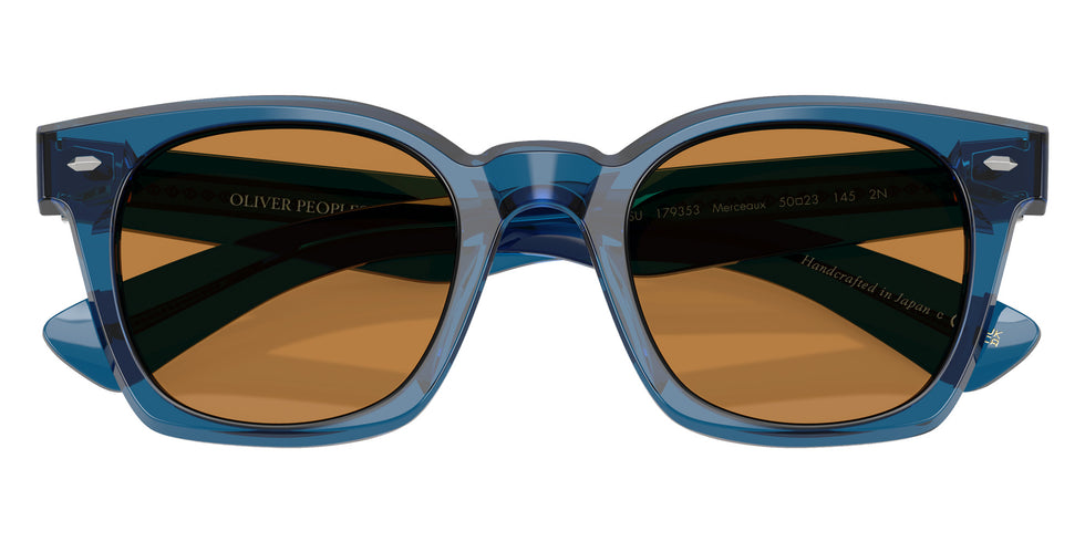 Oliver Peoples OV5498SU Merceaux 18K 179353 50 - Translucent Blue / Cognac #id:ov5498su179353_s:102125