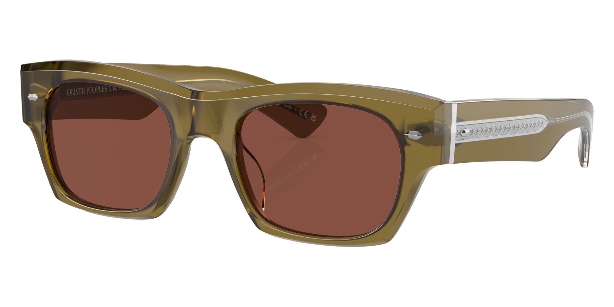 Oliver Peoples OV5514SU Kasdan 1678C5 51 - Dusty Olive / Burgundy #id:ov5514su1678c5_s:100105
