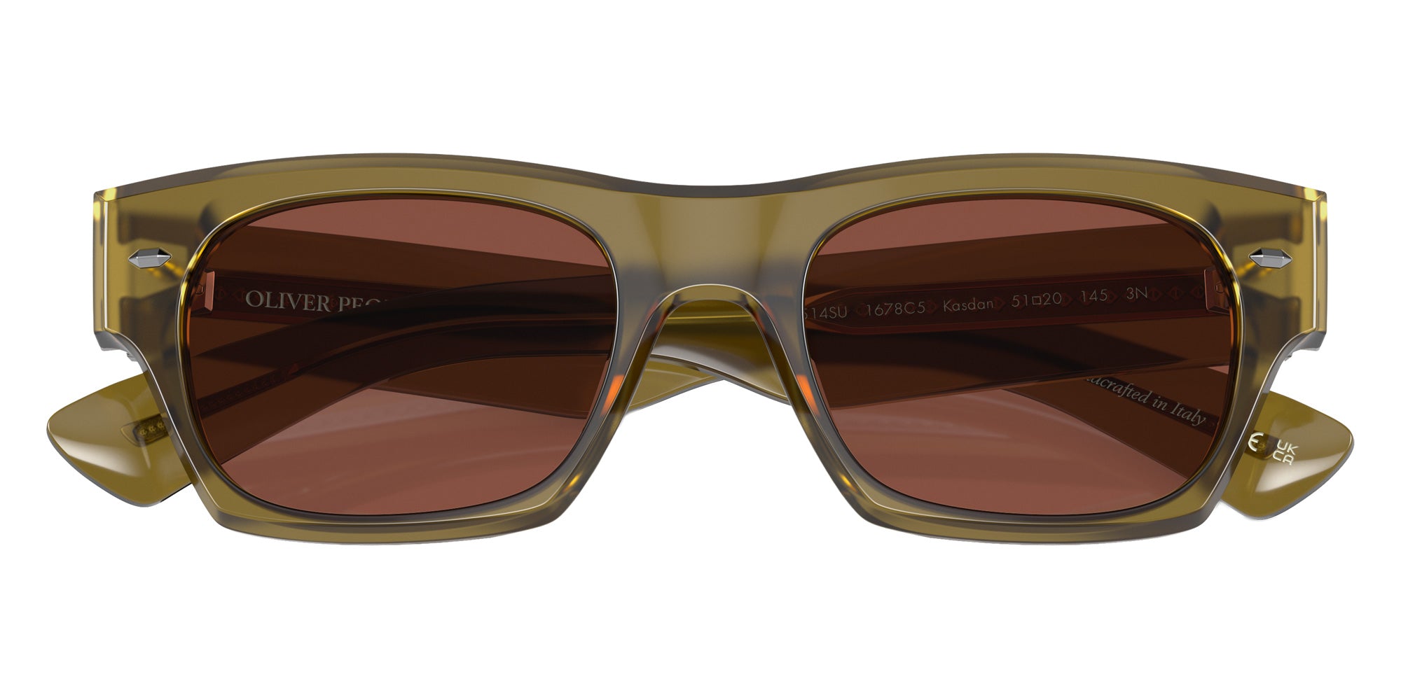 Oliver Peoples OV5514SU Kasdan 1678C5 51 - Dusty Olive / Burgundy #id:ov5514su1678c5_s:100125