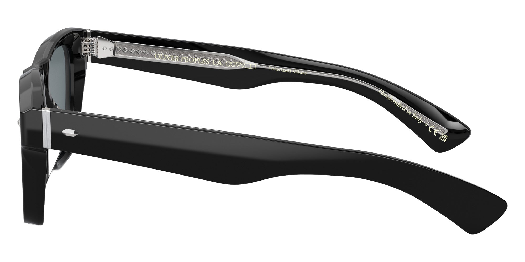 Oliver Peoples OV5522SU Oliver Sixties Sun 14923R 52 - Black / Blue Polarized #id:ov5522su14923r_s:100110