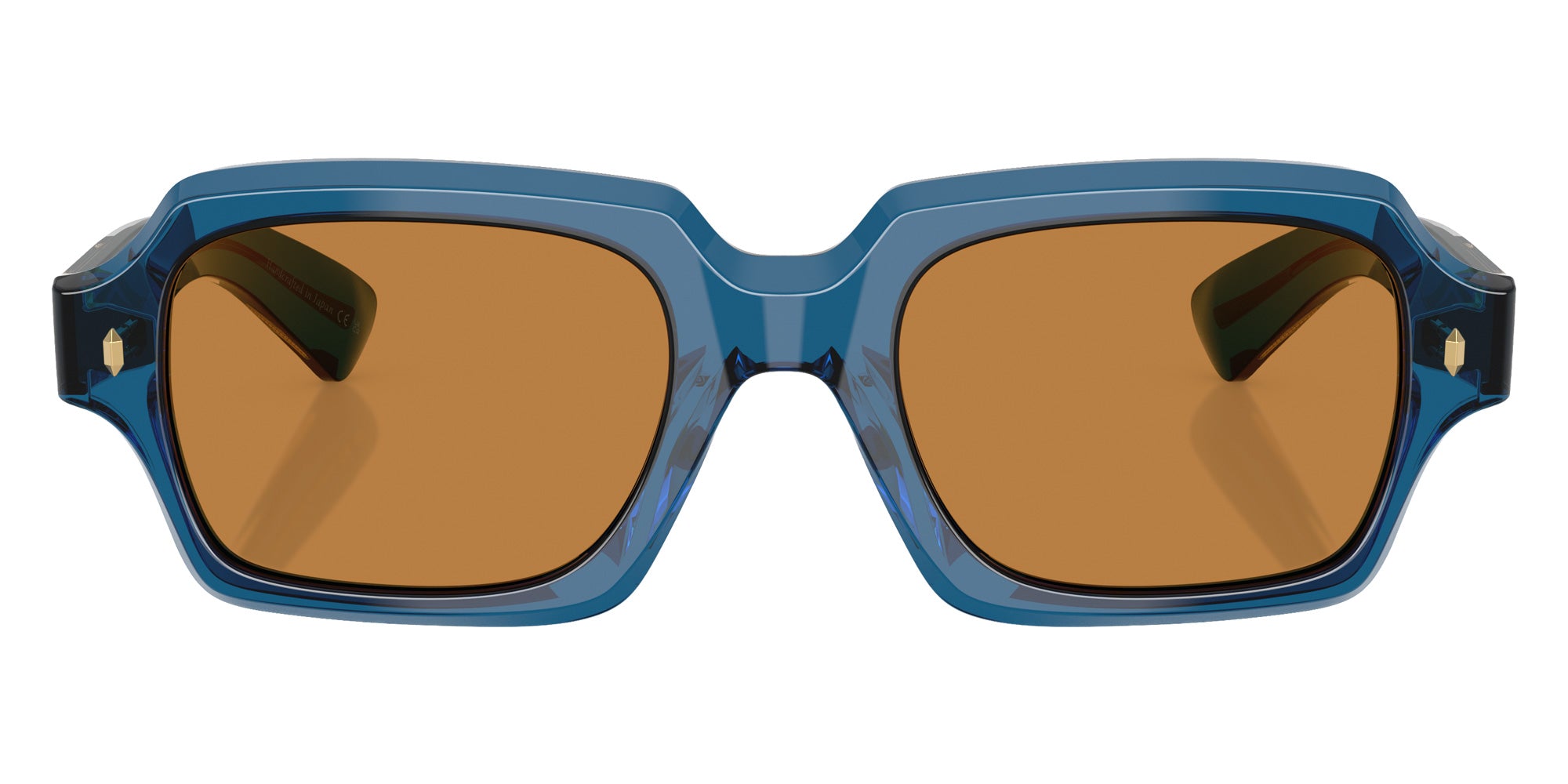 Oliver Peoples OV5539SU Devaney 18k 179353 53 - Translucent Blue / Cognac #id:ov5539su179353_s:102100