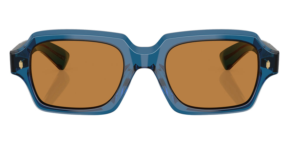 Oliver Peoples OV5539SU Devaney 18k 179353 53 - Translucent Blue / Cognac #id:ov5539su179353_s:102100