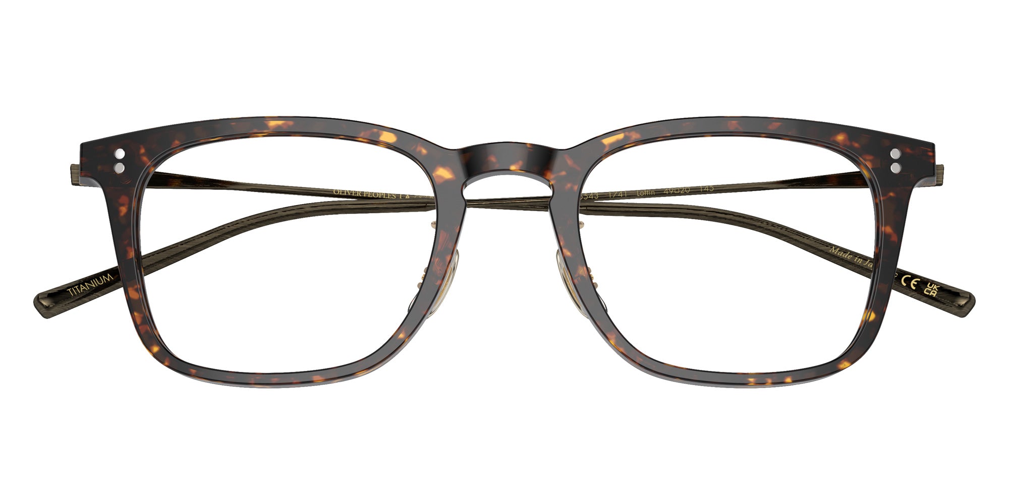 Oliver Peoples OV5543 Loftin 1741 49 - Atago Tortoise #id:ov55431741_s:100125