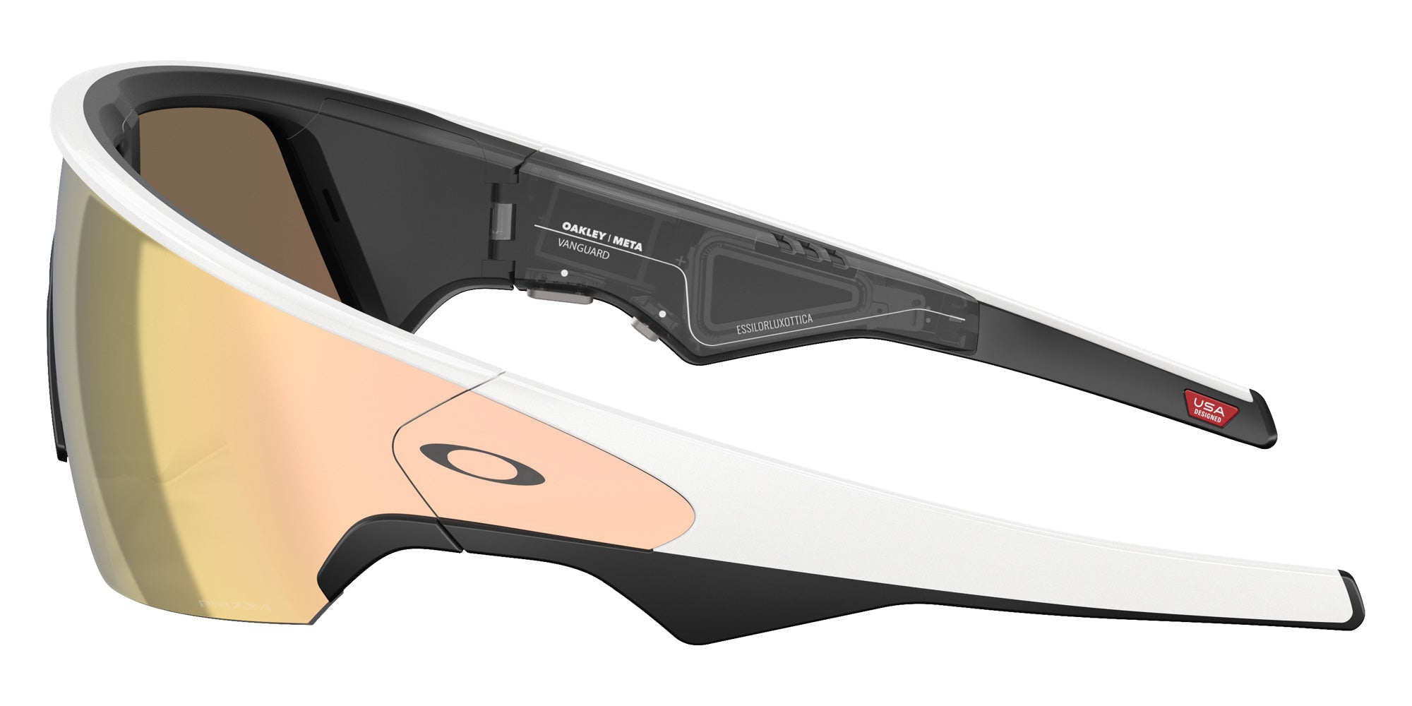 OAKLEY META Vanguard OW8001 800108 152 - White / Prizm Rose Gold Mirrored #id:ow8001800108_s:102110