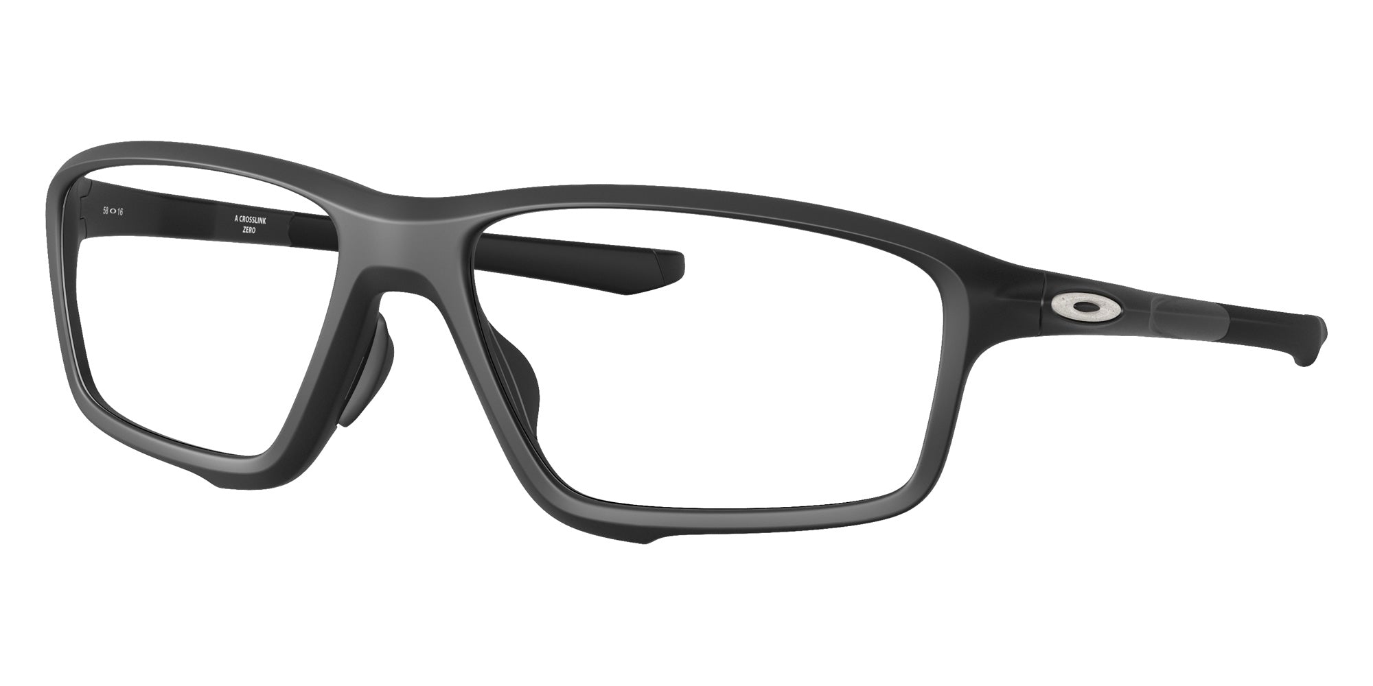 OAKLEY OX8080 Crosslink�� Zero (Low Bridge Fit) Reflective 808007 58 - Satin Black #id:ox8080808007_s:100105