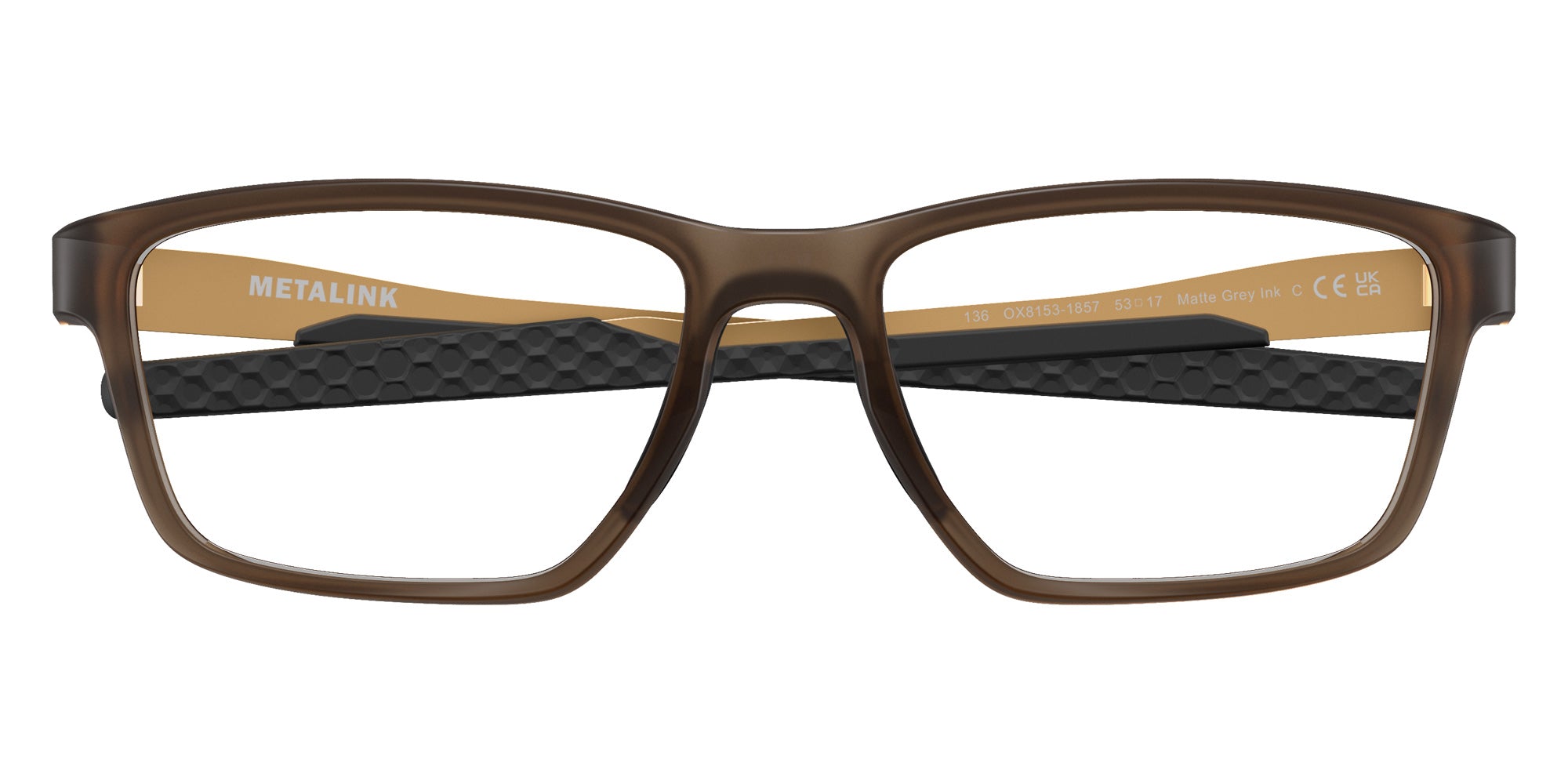 OAKLEY OX8153 Metalink Alloy 815318 57 - Matte Gray Ink #id:ox8153815318_s:100120