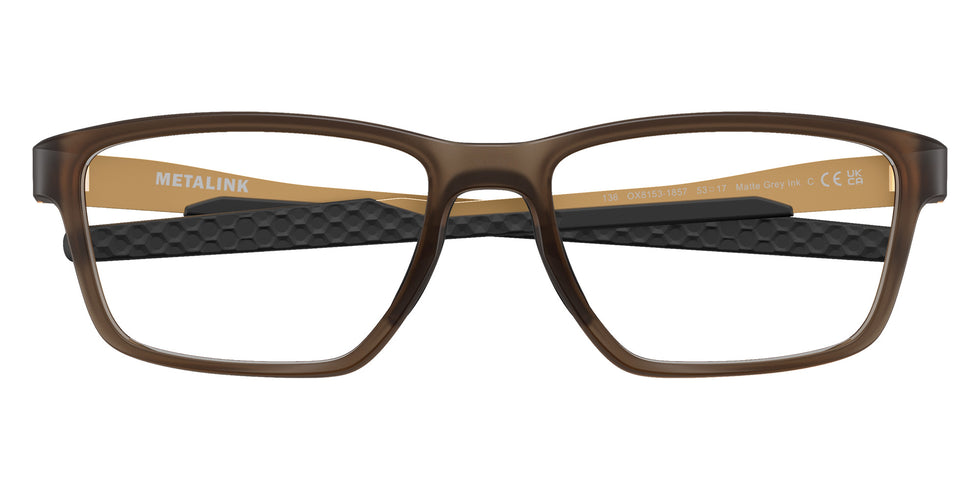 OAKLEY OX8153 Metalink Alloy 815318 57 - Matte Gray Ink #id:ox8153815318_s:100120