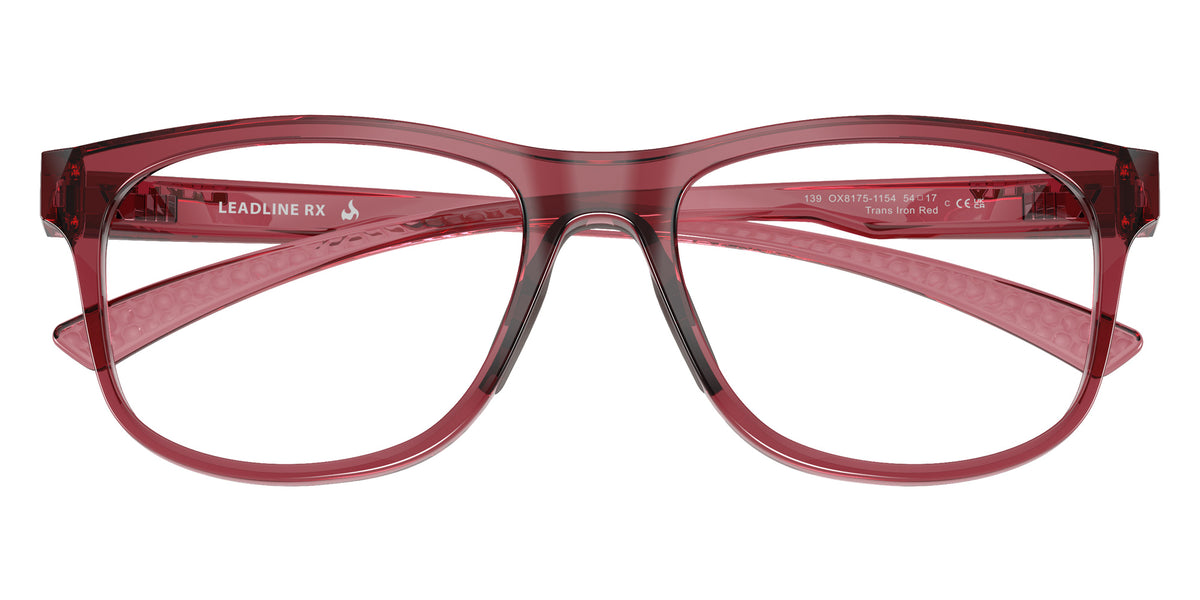 OAKLEY OX8175 Leadline Basecamp Collection 817511 52 - Transparent Iron Red #id:ox8175817511_s:100125