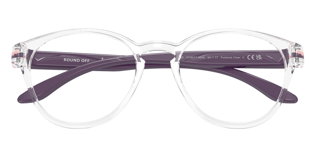 OAKLEY OY8017 Round Off (Youth Fit) 801706 48 - Polished Clear #id:oy8017801706_s:100125