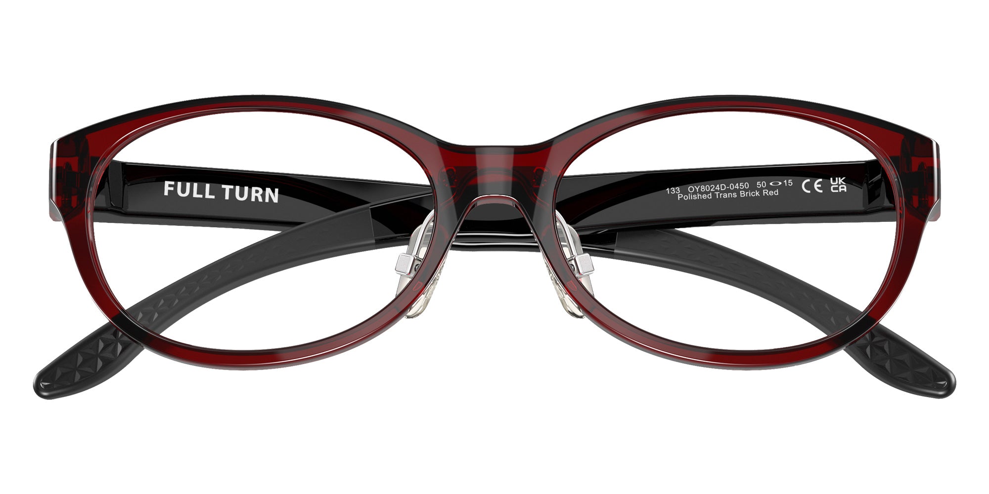 OAKLEY OY8024D Full Turn (Youth Fit) 802404 48 - Polished Transparent Brick Red #id:oy8024d802404_s:110120