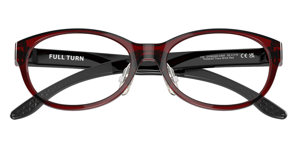 OAKLEY OY8024D Full Turn (Youth Fit) 802404 48 - Polished Transparent Brick Red #id:oy8024d802404_s:110120