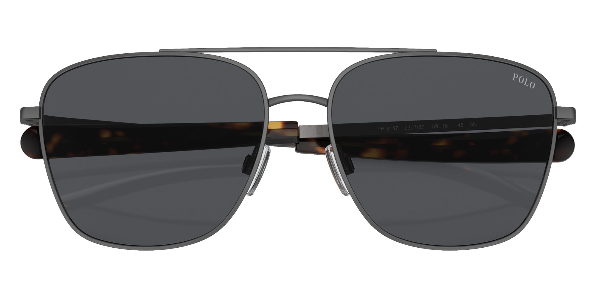 POLO RALPH LAUREN PH3147 930787 59 - Semishiny Dark Gunmetal / Gray #id:ph3147930787_s:100120