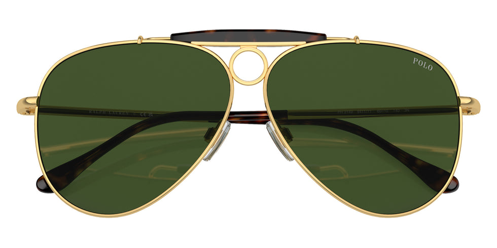 POLO RALPH LAUREN PH3149 941171 60 - Shiny Gold / Bottle Green #id:ph3149941171_s:100120