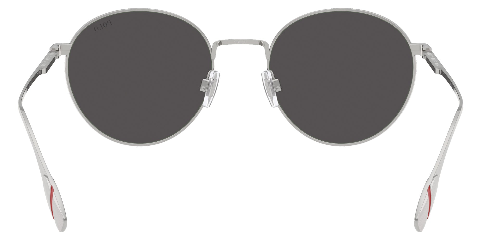 POLO RALPH LAUREN PH3158 908887 53 - Brushed Silver / Dark Gray #id:ph3158908887_s:100115